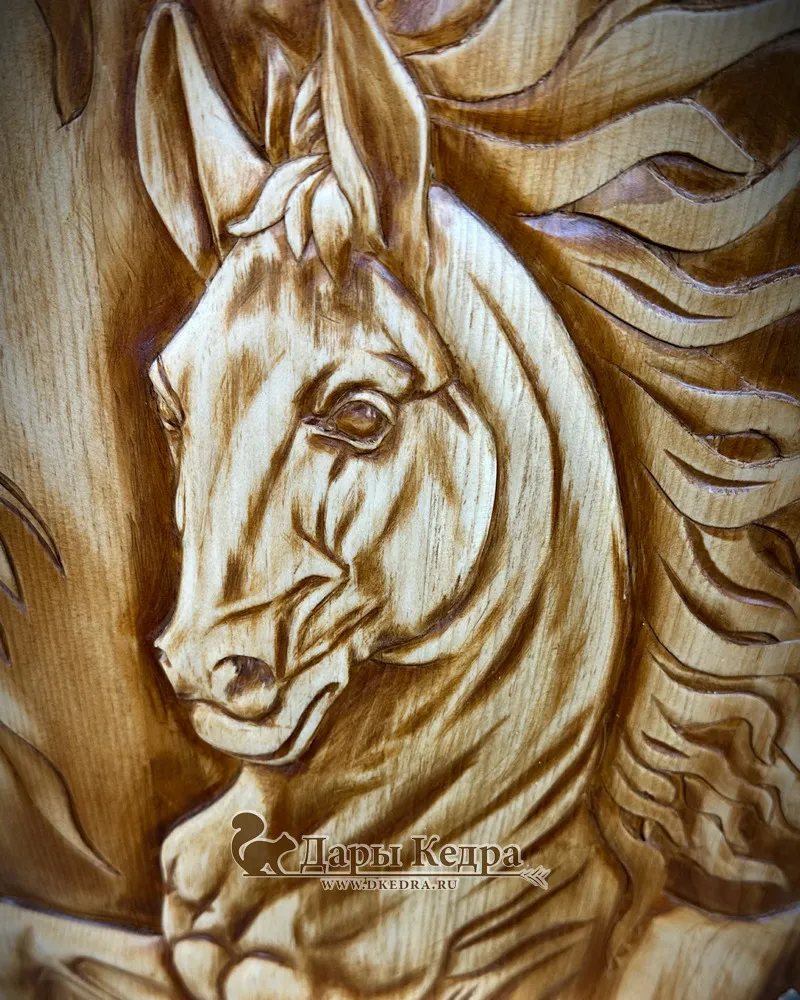 Кедровая бочка (фитобочка) «Огненная лошадь»