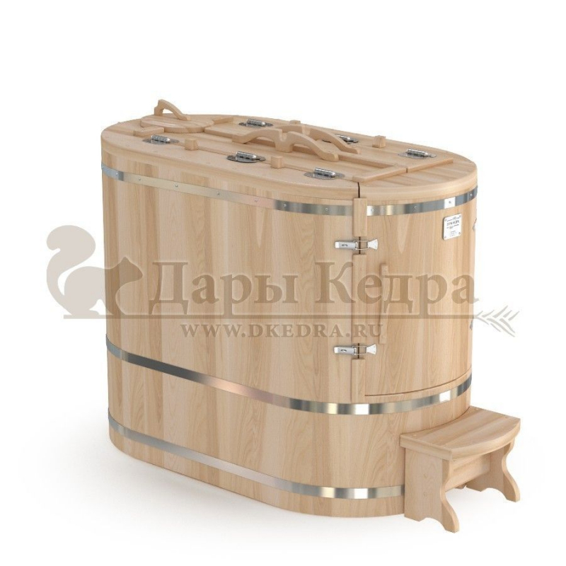 Кедровая бочка (фитобочка) полулежачая «Классическая» Кедровая бочка (фитобочка) полулежачая «Классическая»