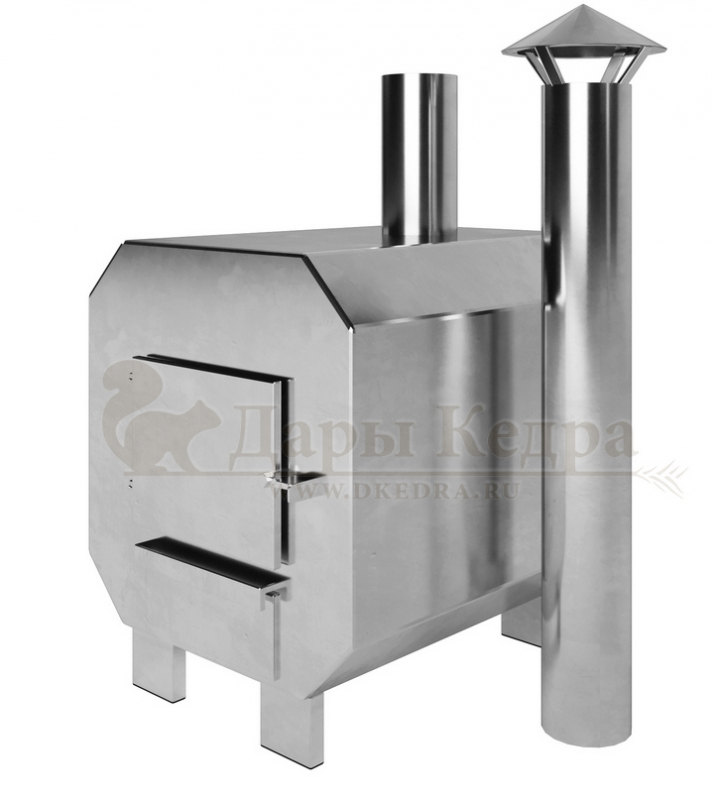 Внешняя печь для купели фурако с дровяным отоплением